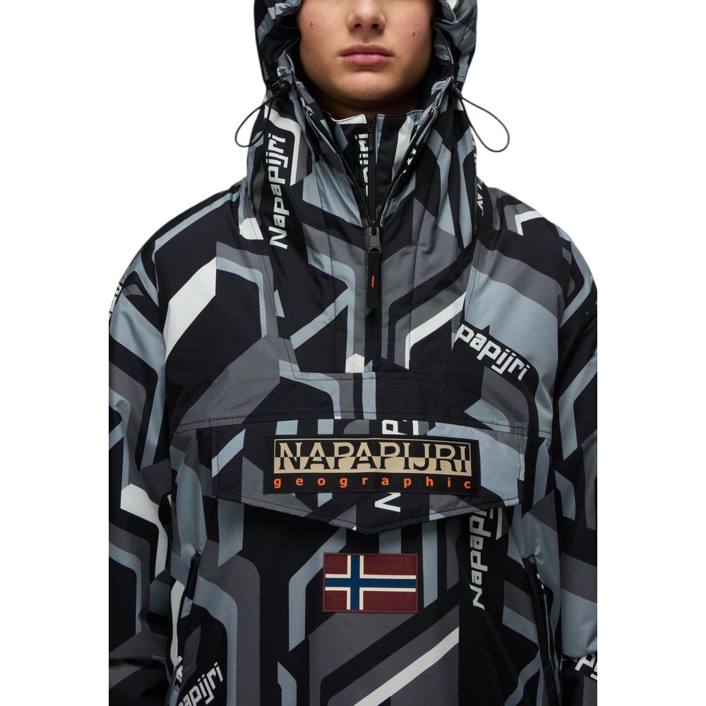 Napapijri Bicolor Recycled Polyester Shell Jacket for Men