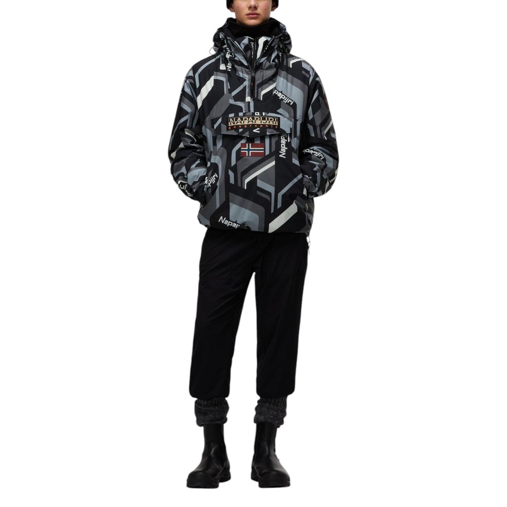 Napapijri Bicolor Recycled Polyester Shell Jacket for Men