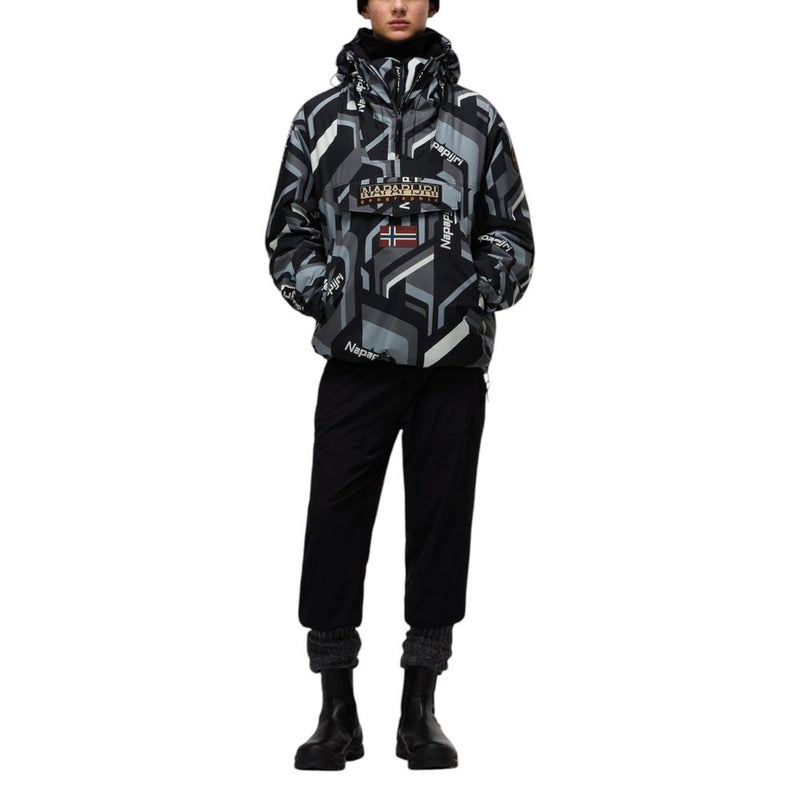 Napapijri Bicolor Recycled Polyester Shell Jacket for Men