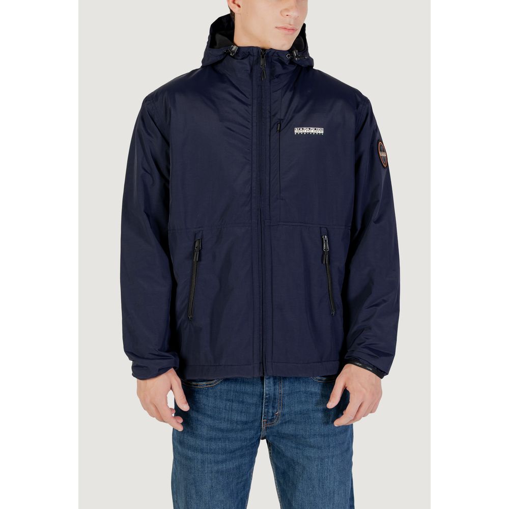 Napapijri A-TUNDRA WINT 1 Blue Polyamide Shell Jacket