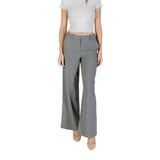 Only ONLDELL LIFE MW Wide Pant CC TLR - Gray Casual Trousers