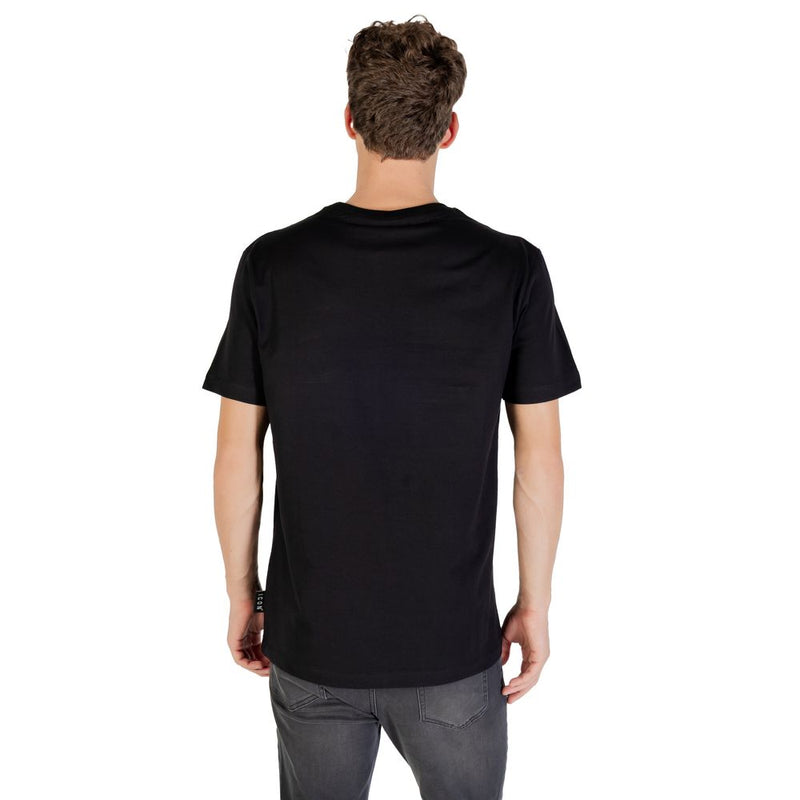 Icon Black And White Cotton T-Shirt for Men
