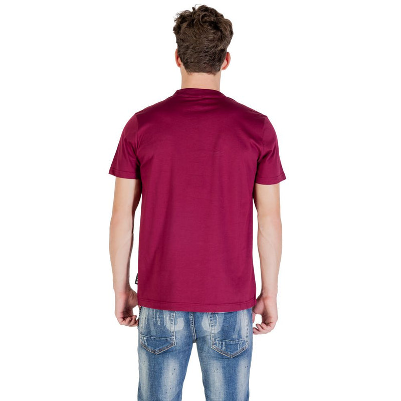 Icon Bordeaux Cotton T-Shirt - Essential Casual Wear