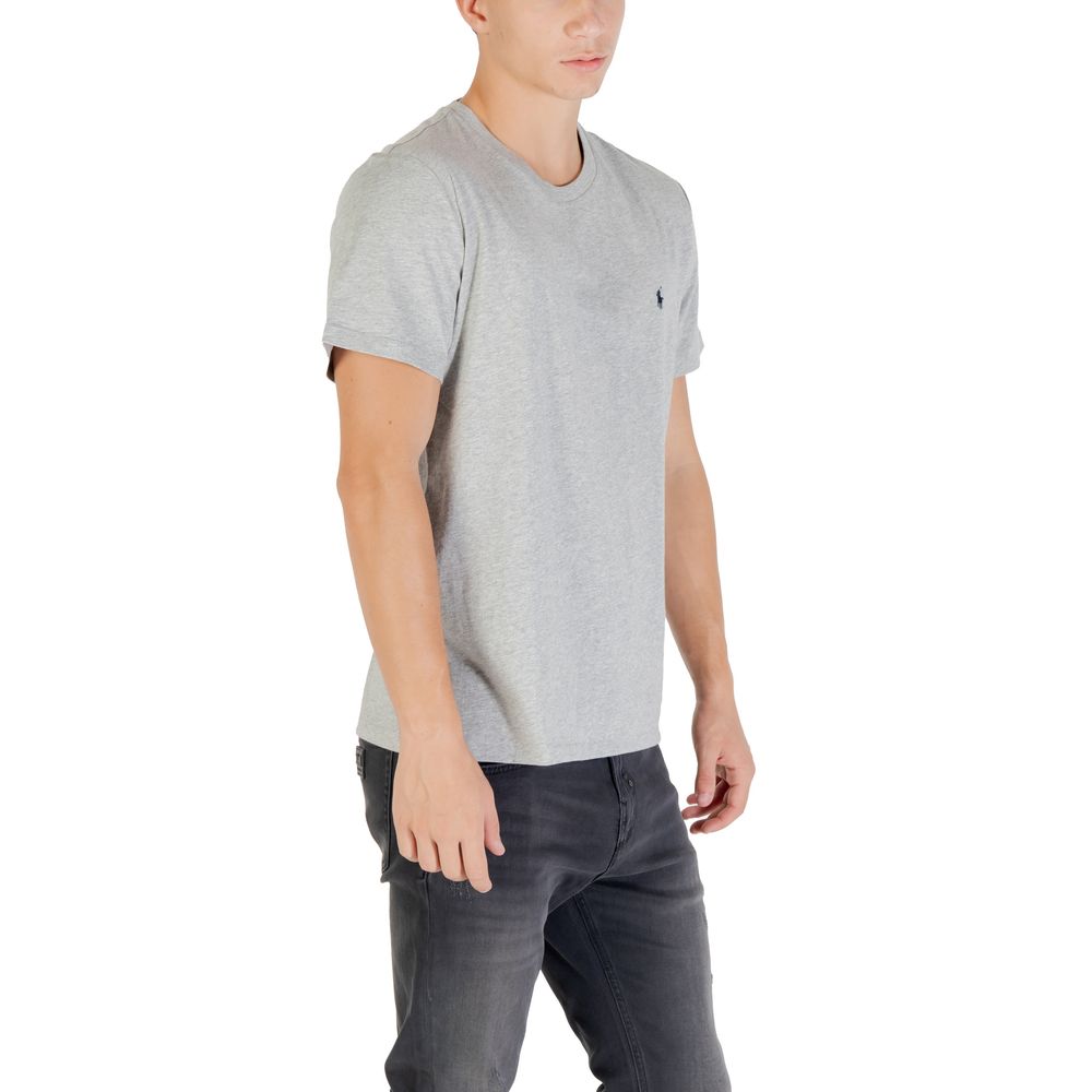 T-shirt gris en coton Ralph Lauren