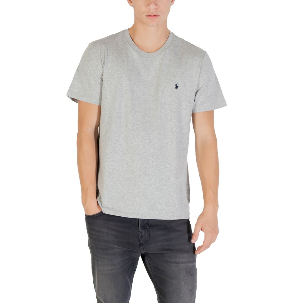 T-shirt gris en coton Ralph Lauren