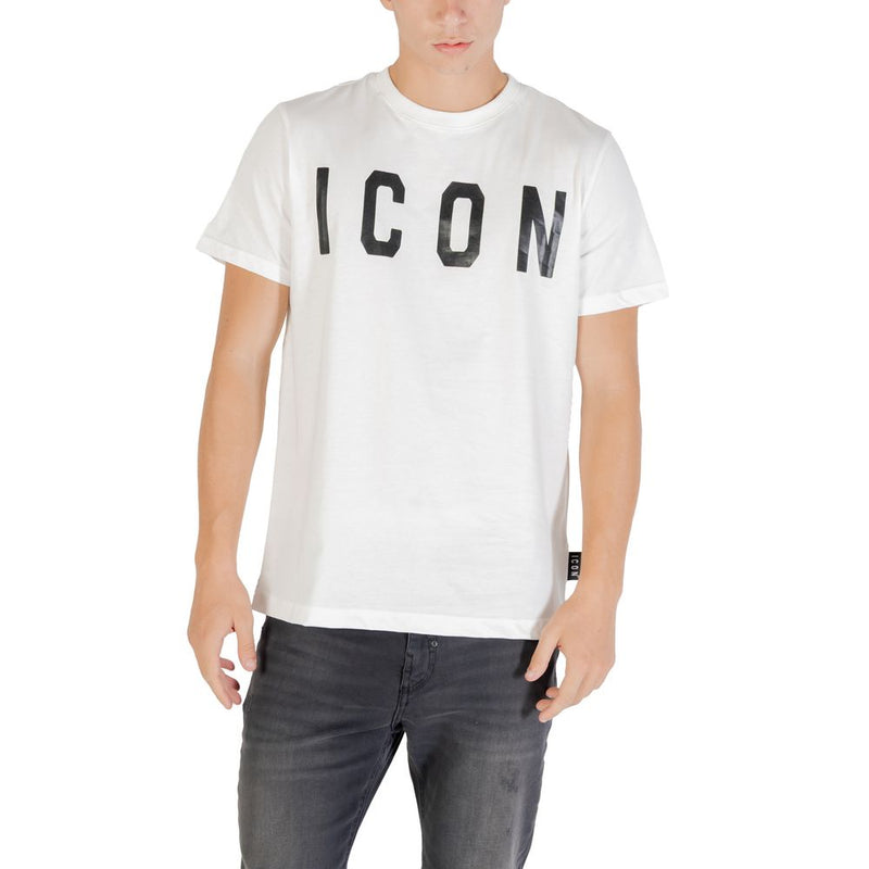 Icoon Zwart-Wit Katoenen T-shirt