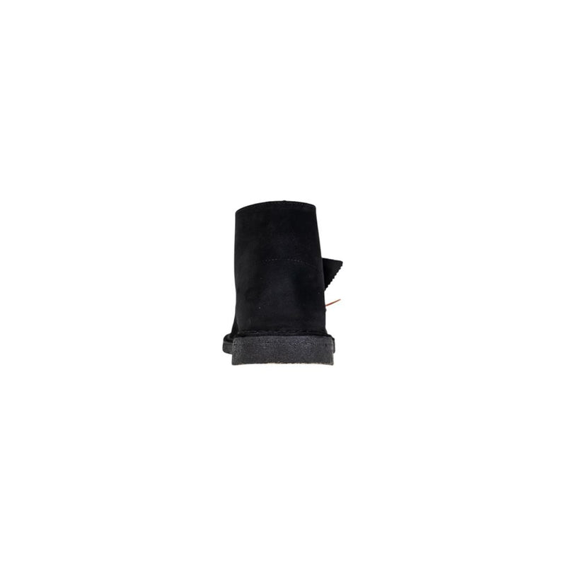 Clarks Black Suede Leather Lace-Up Boots for Men