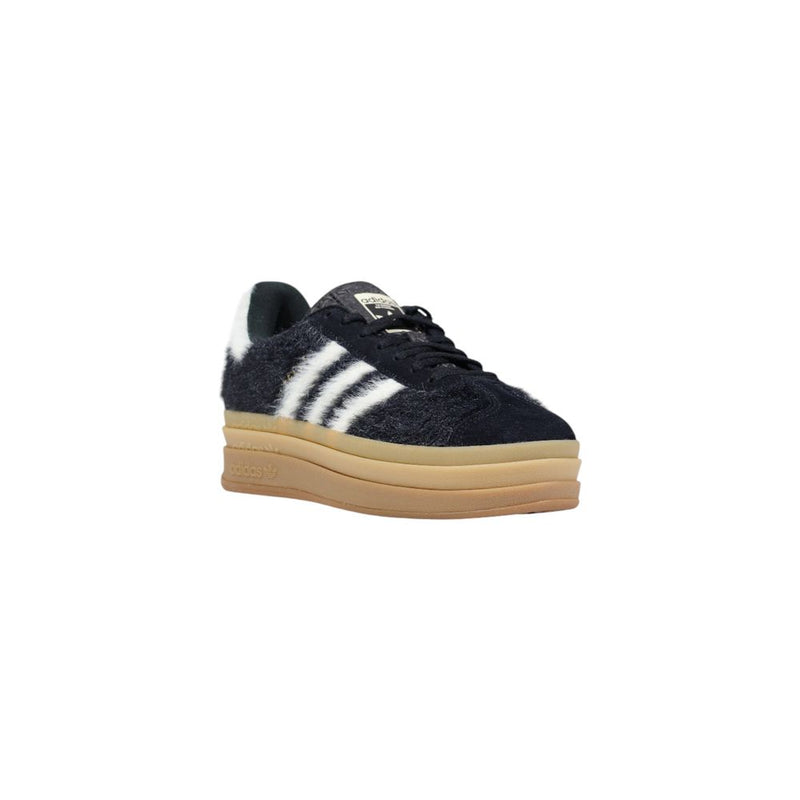 Adidas Originals GAZELLE BOLD Women's Black Leather Platform Sneakers