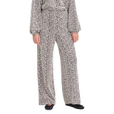 ICHI IHOELLY PA3 Brown Casual Palazzo Pants for Women