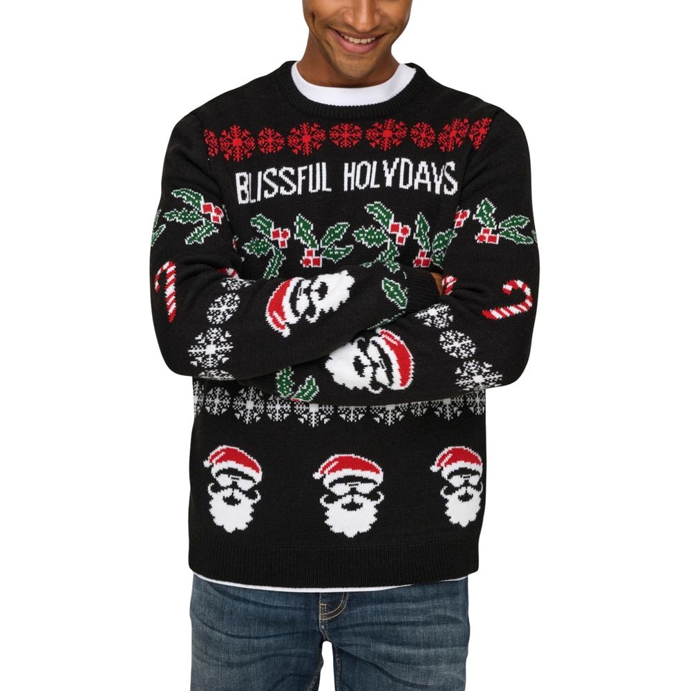 Only & Sons Black Marabou Sweatshirt for Men