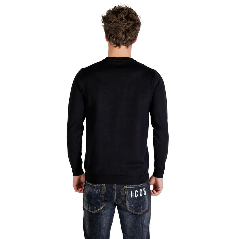 Icoon Zwart Viscose Sweatshirt