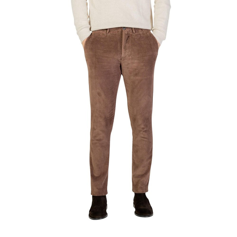 Borghese bruine casual katoenen broek