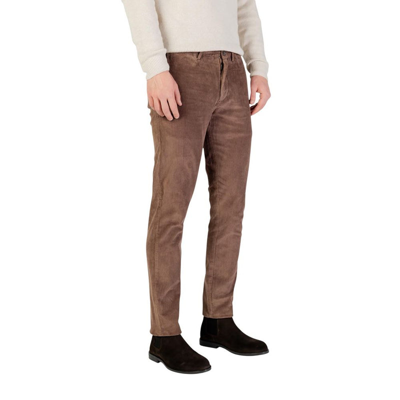 Borghese bruine casual katoenen broek