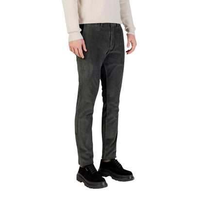 Borghese Groene Katoenen Casual Broek