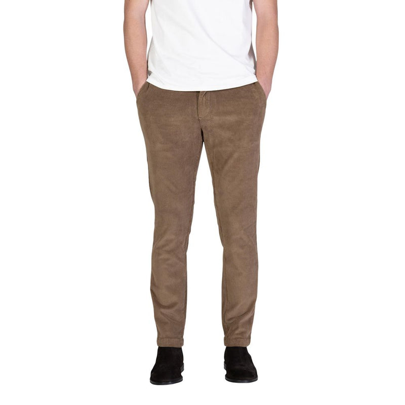 Borghese bruine katoenen casual broek