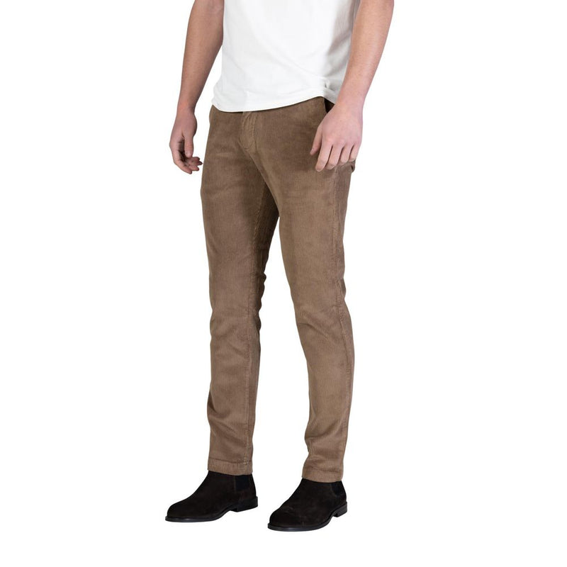 Borghese bruine katoenen casual broek