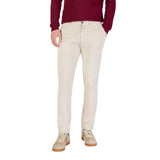 Borghese 5WPA01 Beige Cotton Slim Trousers for Men