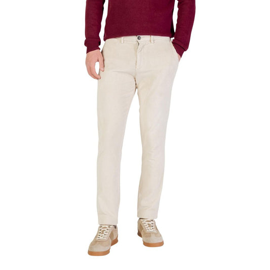 Pantalon en coton beige Borghese