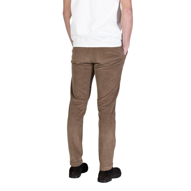 Borghese bruine katoenen casual broek