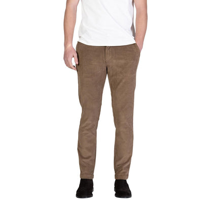 Borghese bruine katoenen casual broek