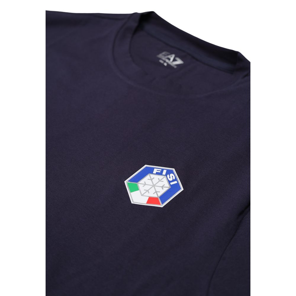 EA7 Emporio Armani Blauw Katoenen Sportkleding