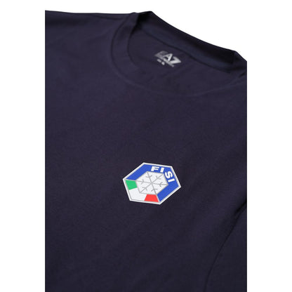EA7 Emporio Armani Blauw Katoenen Sportkleding