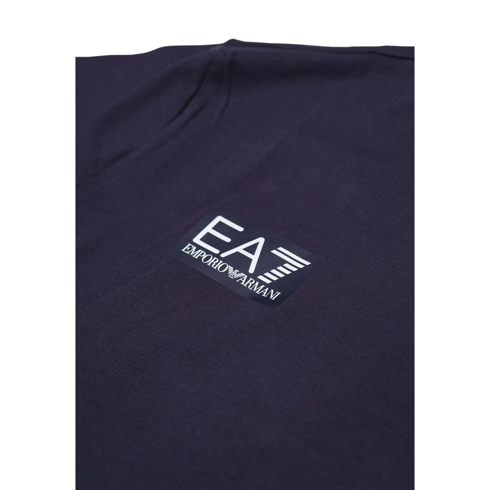 EA7 Emporio Armani Blauw Katoenen Sportkleding