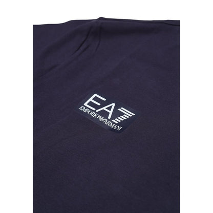 EA7 Emporio Armani Blauw Katoenen Sportkleding