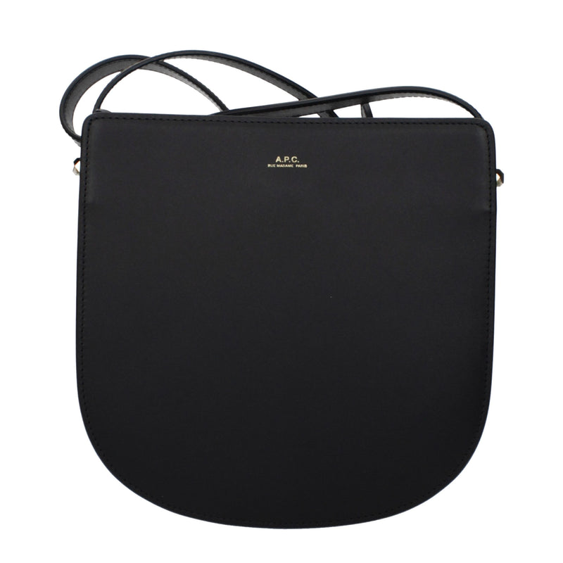 A.P.C. Black Leather Crossbody Bag - Stylish & Practical