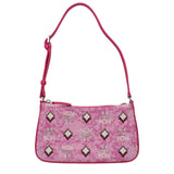 MCM Pink Fabric Crossbody Bag - Chic and Practical Accessory