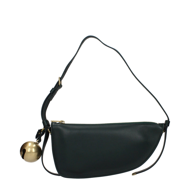 Sac à bandoulière en cuir vert Burberry