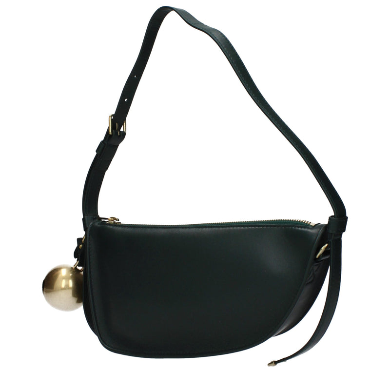 Sac à bandoulière en cuir vert Burberry