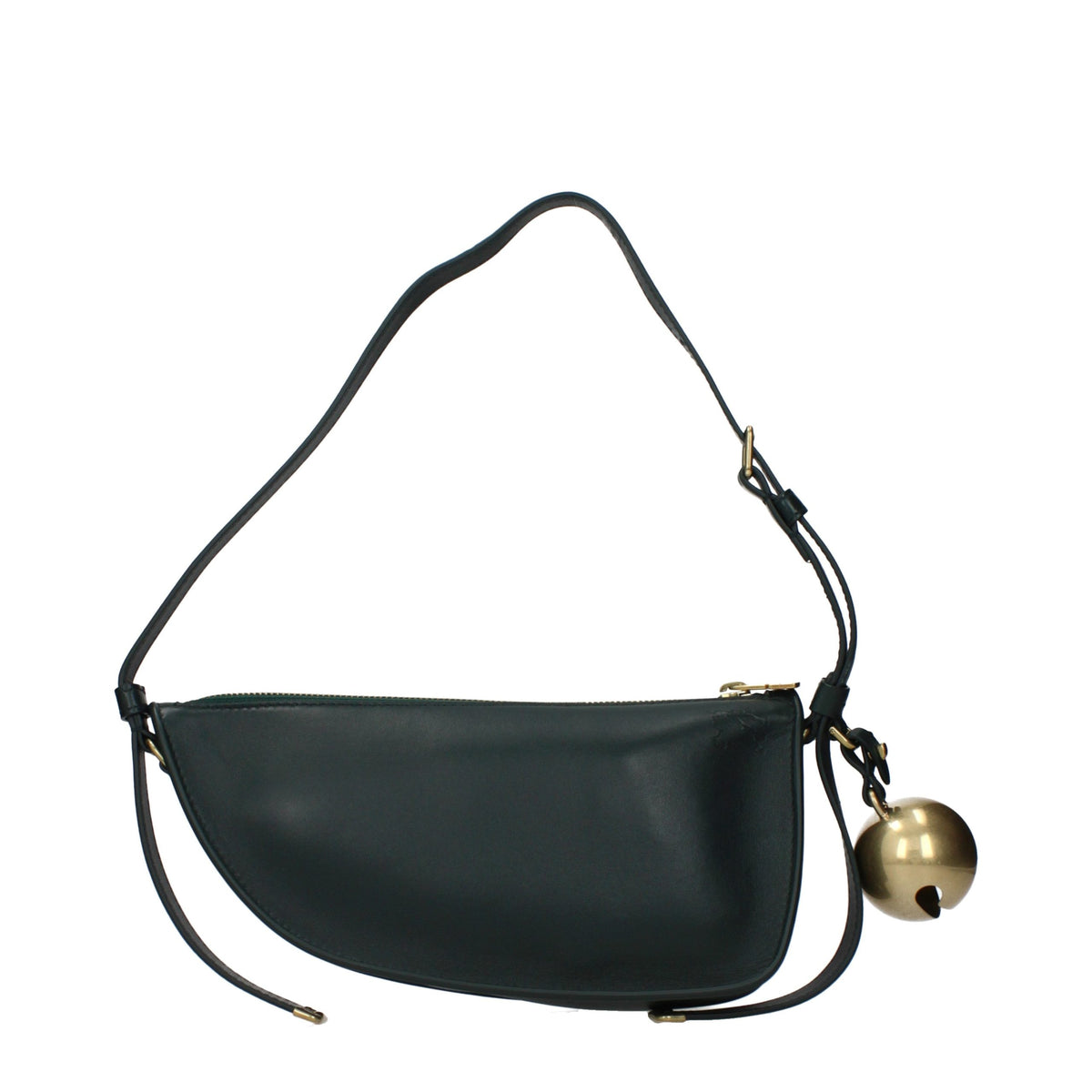 Burberry Green Leather Shoulder Bag - Stylish & Functional