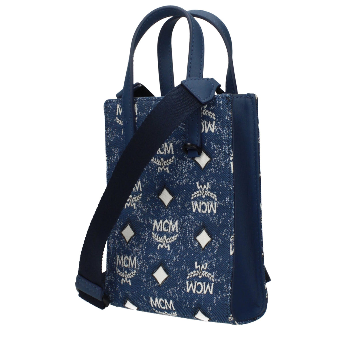 MCM Blue Fabric Handbag - Stylish and Versatile