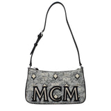 MCM Gray Fabric Crossbody Bag - Stylish & Functional Accessory