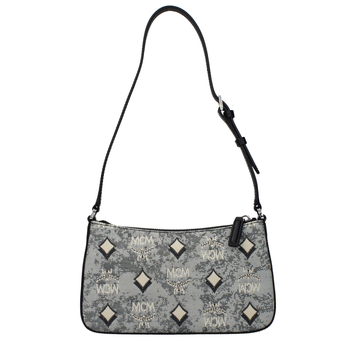 MCM Gray Fabric Crossbody Bag - Stylish & Functional Accessory