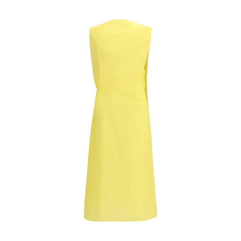 Jacquemus Bicolor Cotton Casual Midi Dress for Women