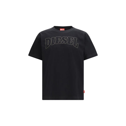 Diesel zwart katoenen T-shirt