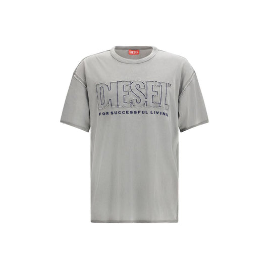 Dieselgrijze katoenen sportkleding