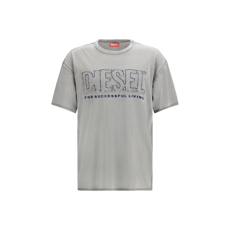 Dieselgrijze katoenen sportkleding