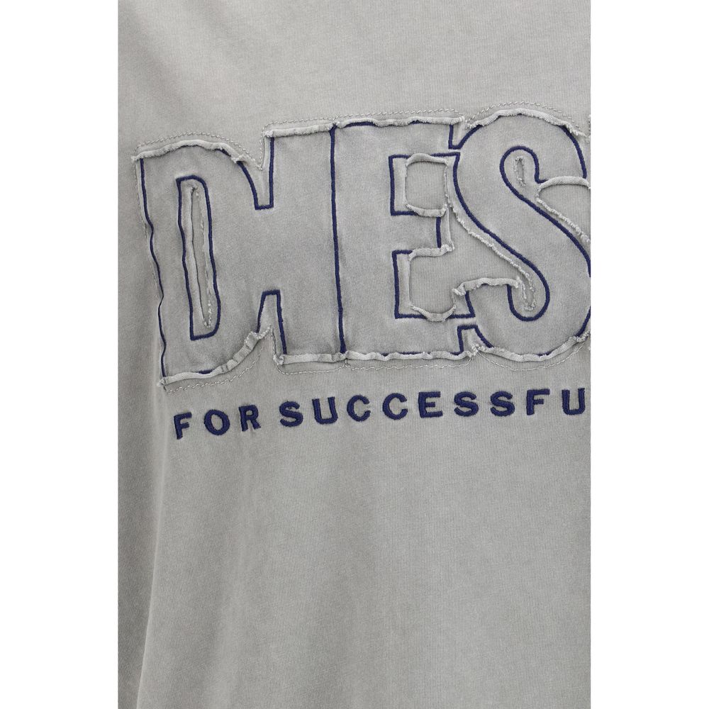 Dieselgrijze katoenen sportkleding