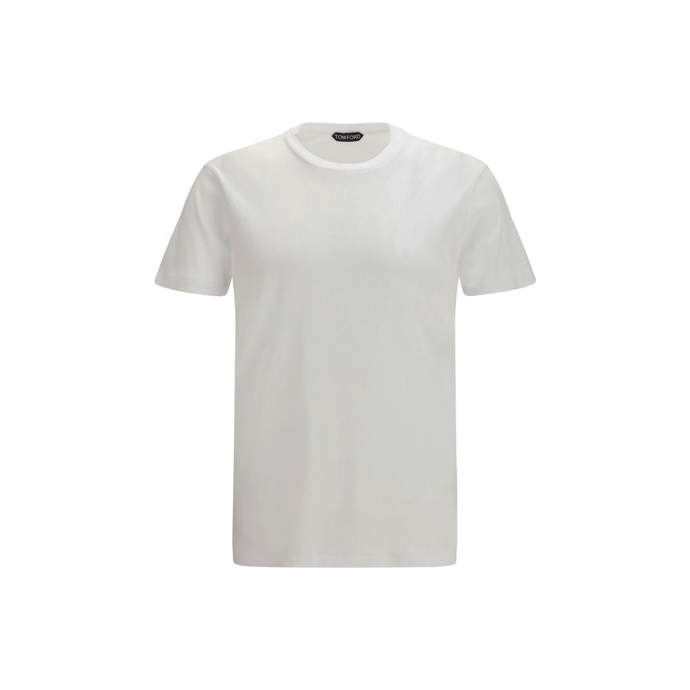 T-shirt en coton blanc Tom Ford
