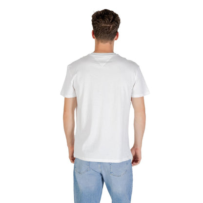 T-shirt Tommy Hilfiger Jeans blanc en coton recyclé