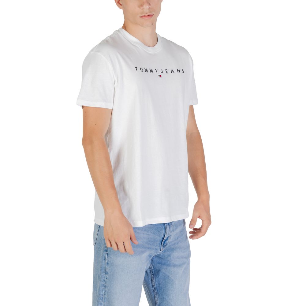 T-shirt Tommy Hilfiger Jeans blanc en coton recyclé