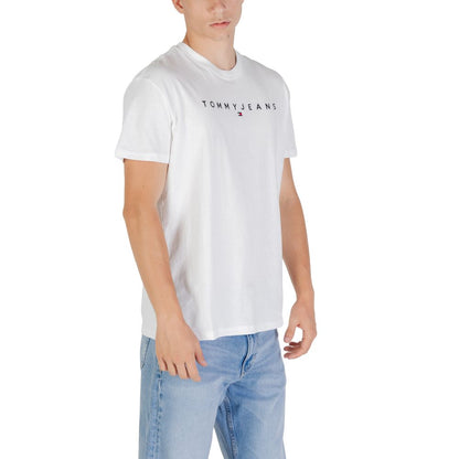 T-shirt Tommy Hilfiger Jeans blanc en coton recyclé