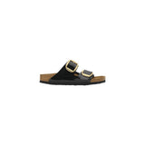 Sandales plates Birkenstock en matière synthétique noire