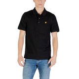 Lyle & Scott Black Cotton Polo Shirt for Men