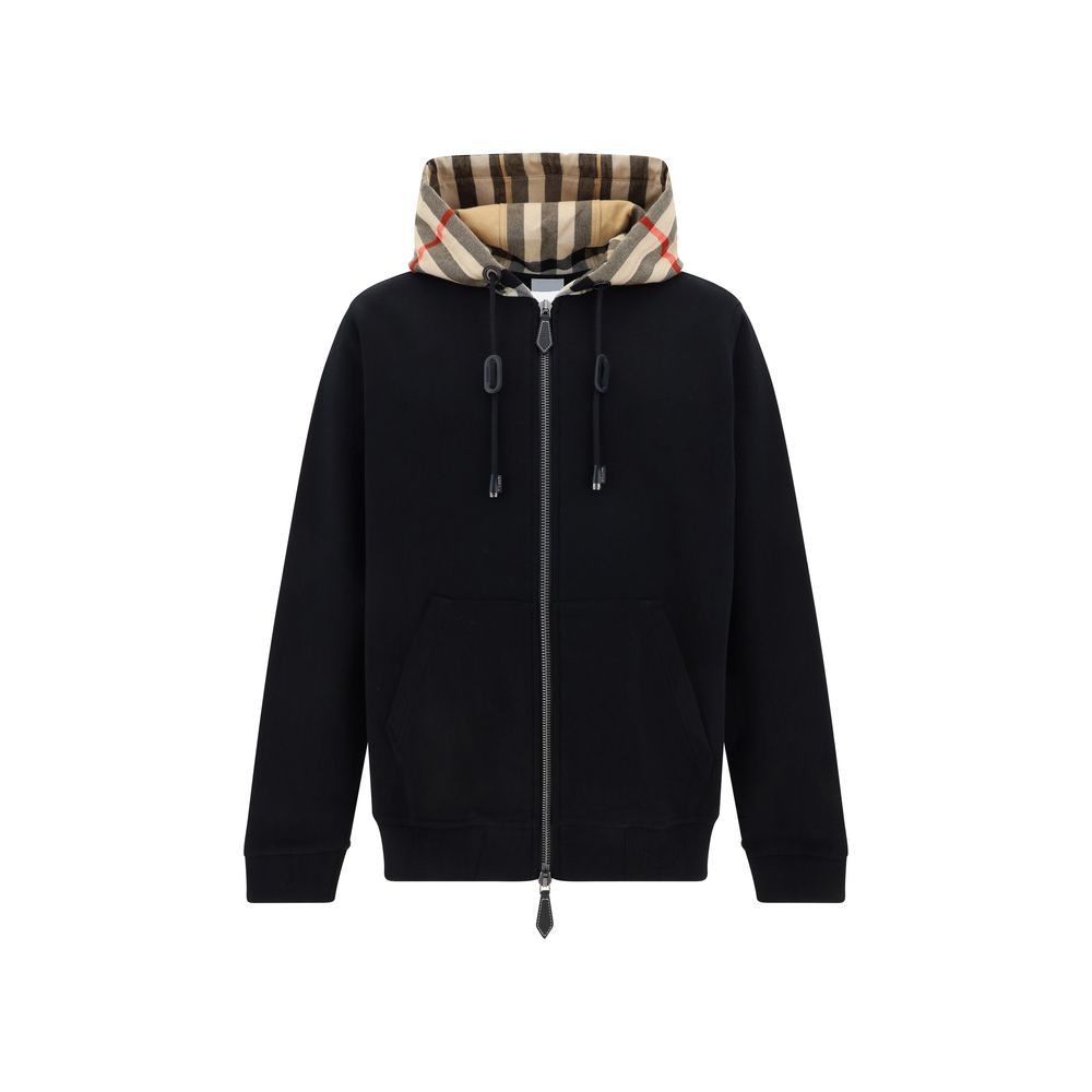 Sweat-shirt Burberry en coton noir