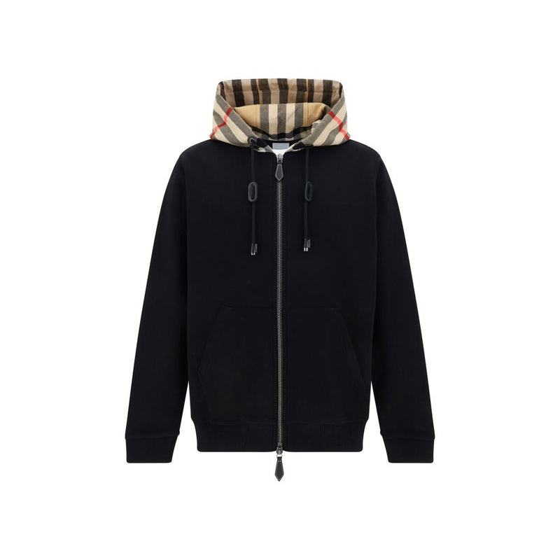 Burberry Black Cotton Sweatshirt