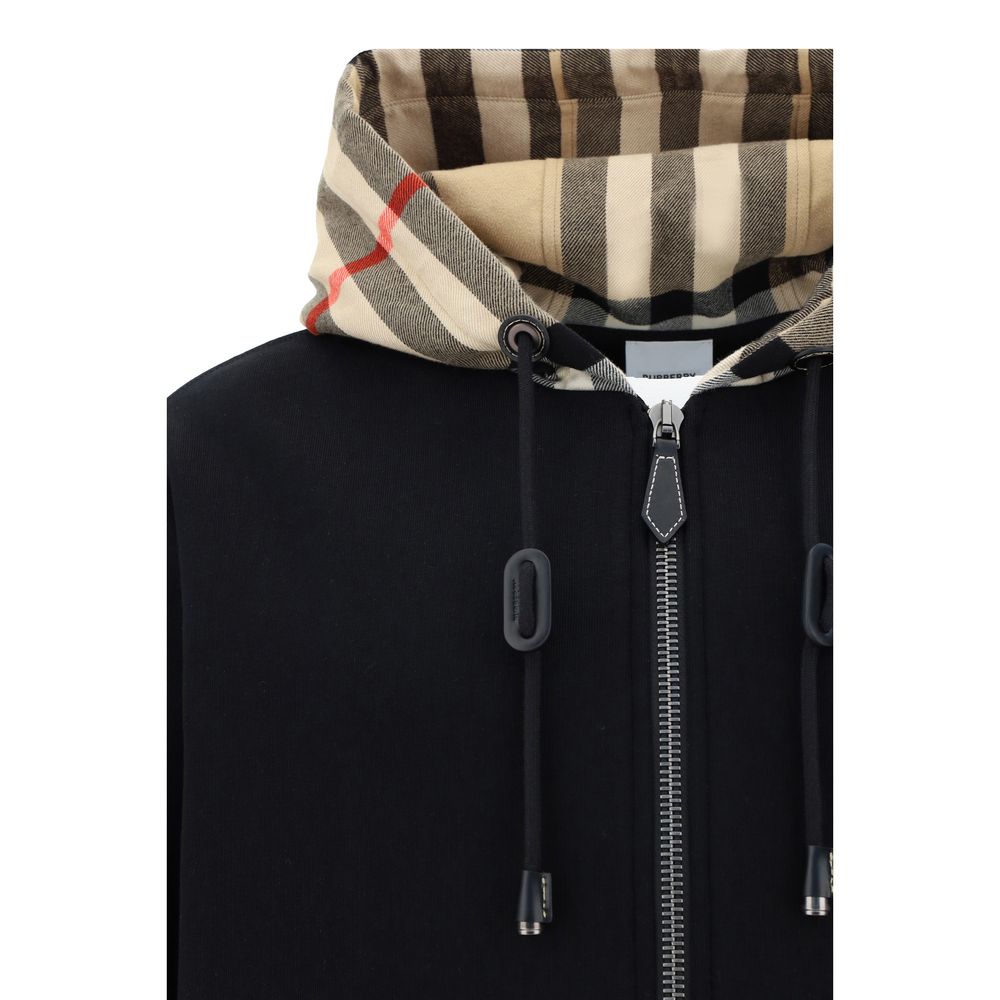 Sweat-shirt Burberry en coton noir
